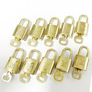  Louis Vuitton Cadena Padlock with Keys, Set of 20